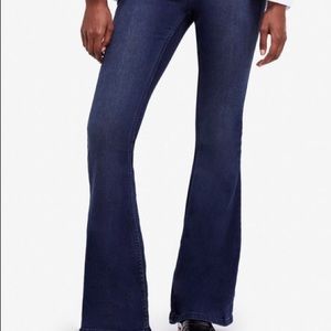 Free People denim bootleg jean